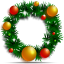 a christmas wreath